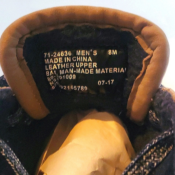 Mens J. H. Bass Leather/Rubber Duck Shoes. Brown/Navy. Sz 8. New W/O Tags - Picture 11 of 11